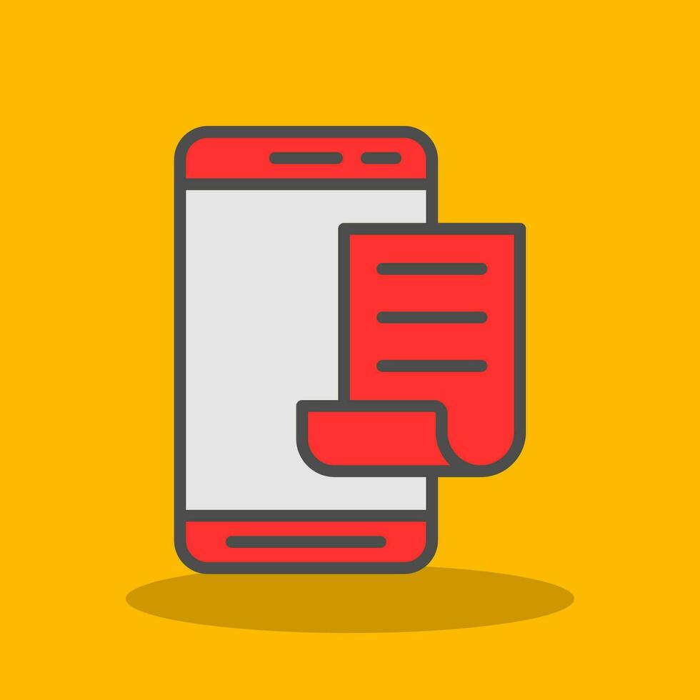 Mobile File  Vector Icon Design