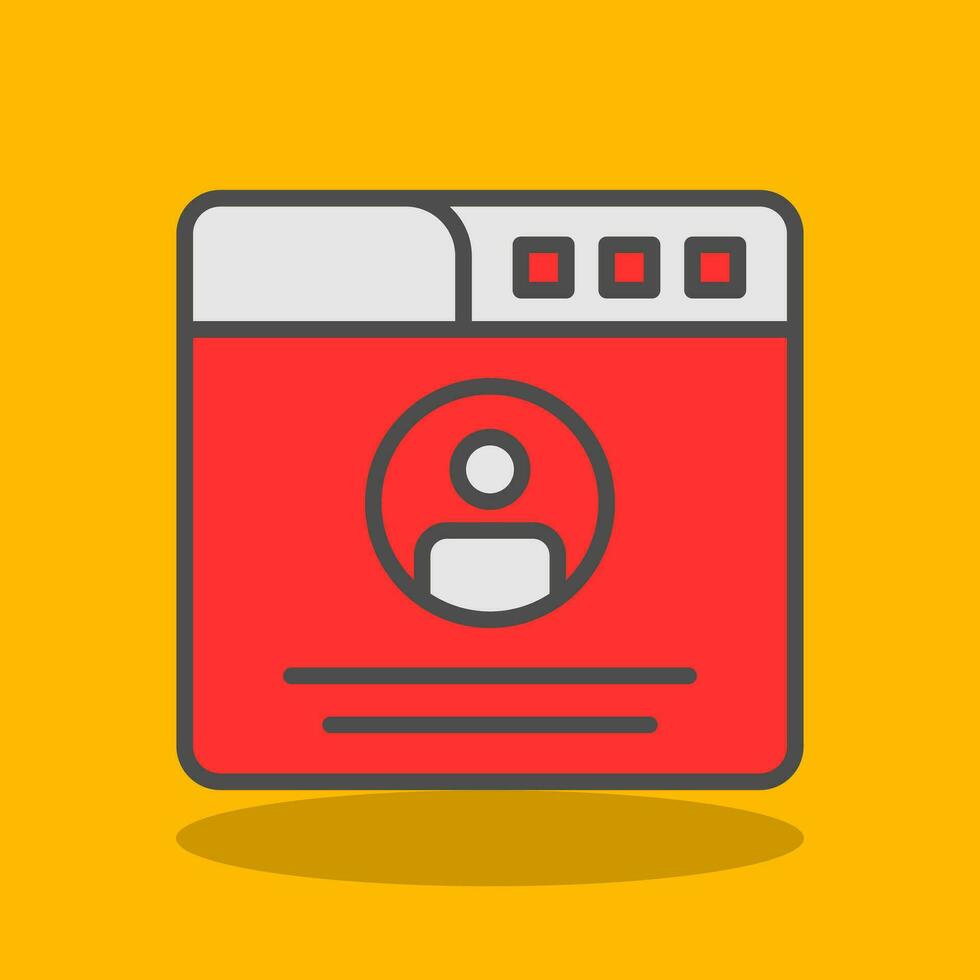 Profile  Vector Icon Design