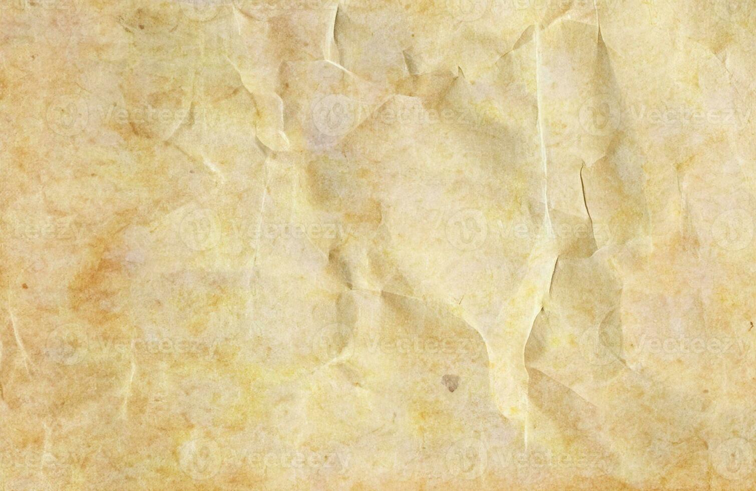 Photo view of crinkled paper texture background