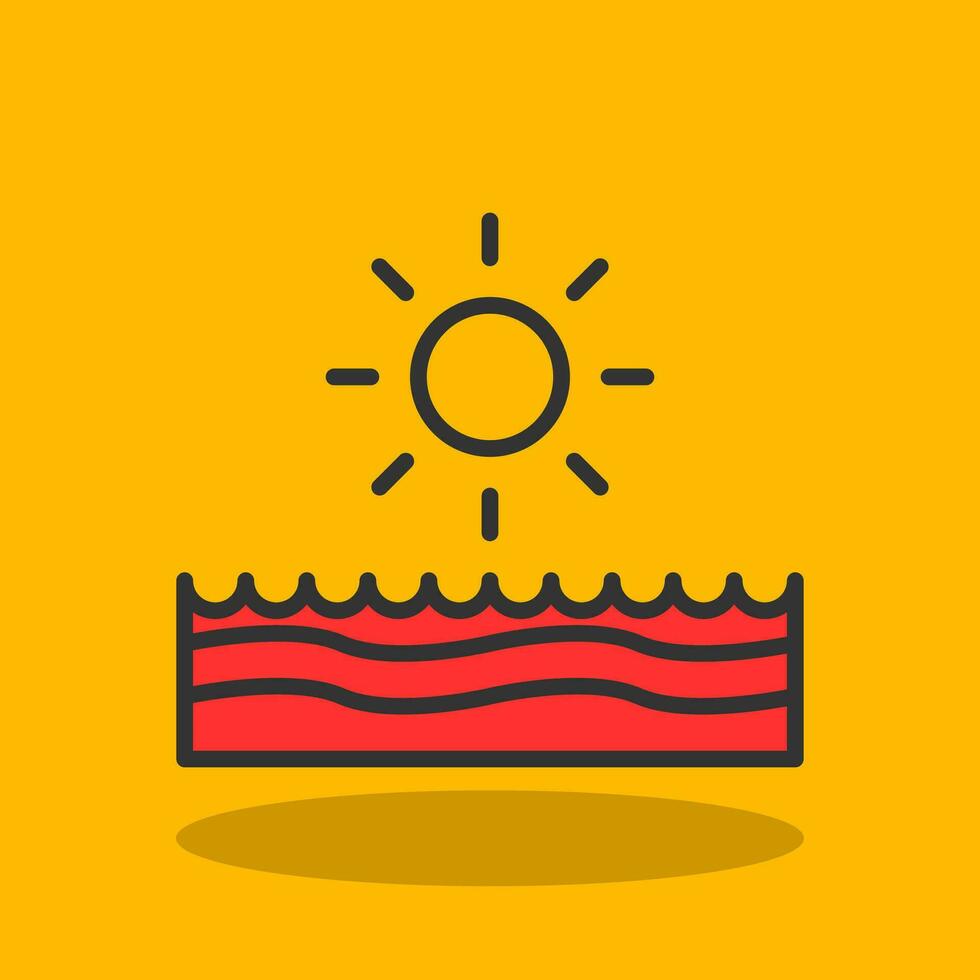 Beach  Vector Icon Design