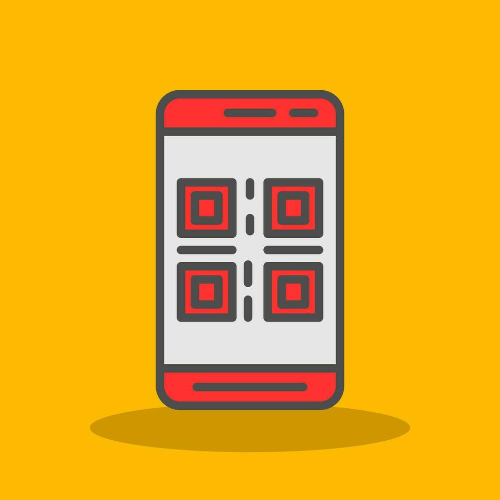 Qr Code  Vector Icon Design
