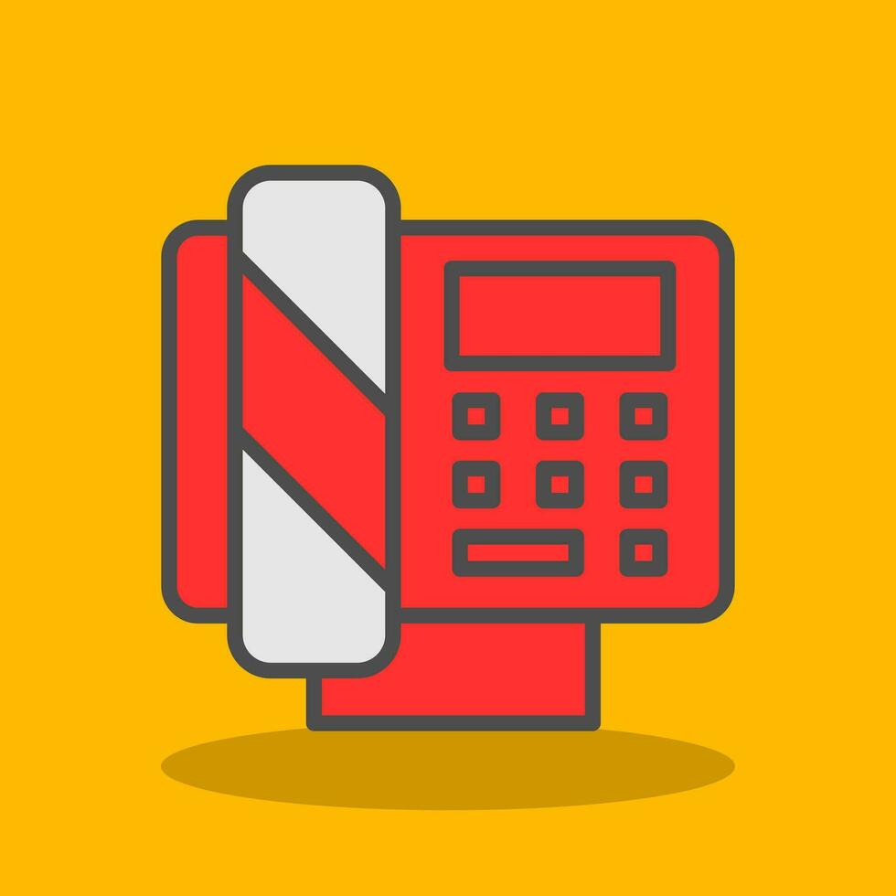 Telephone  Vector Icon Design