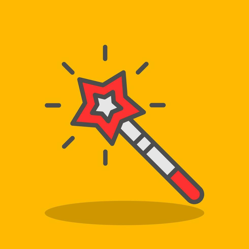 Magic Wand  Vector Icon Design