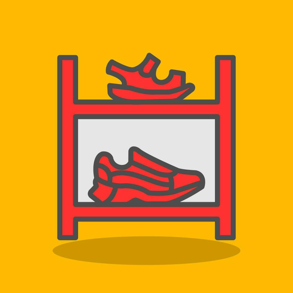 Shoe rack  Vector Icon Design