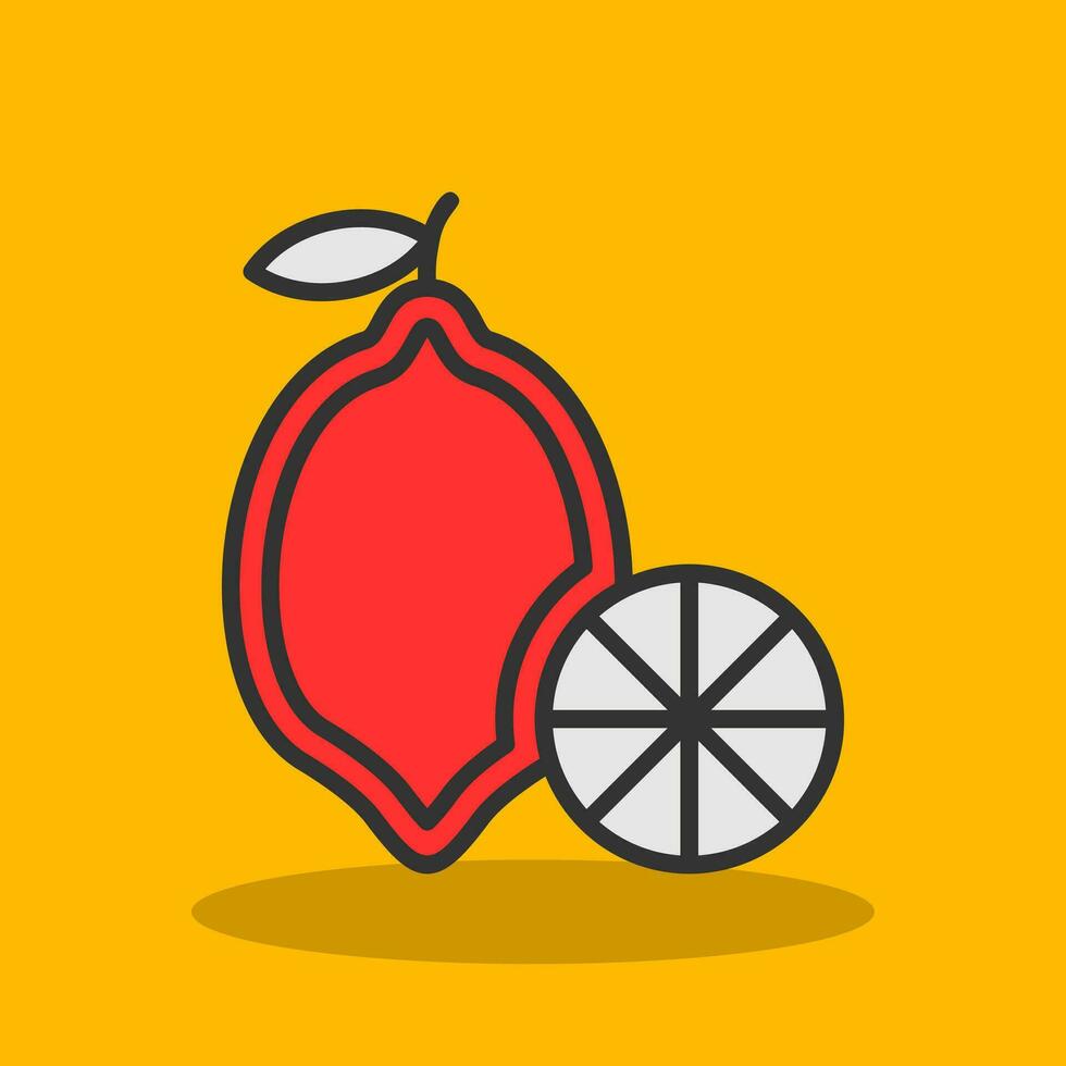 Lemon Vector Icon Design