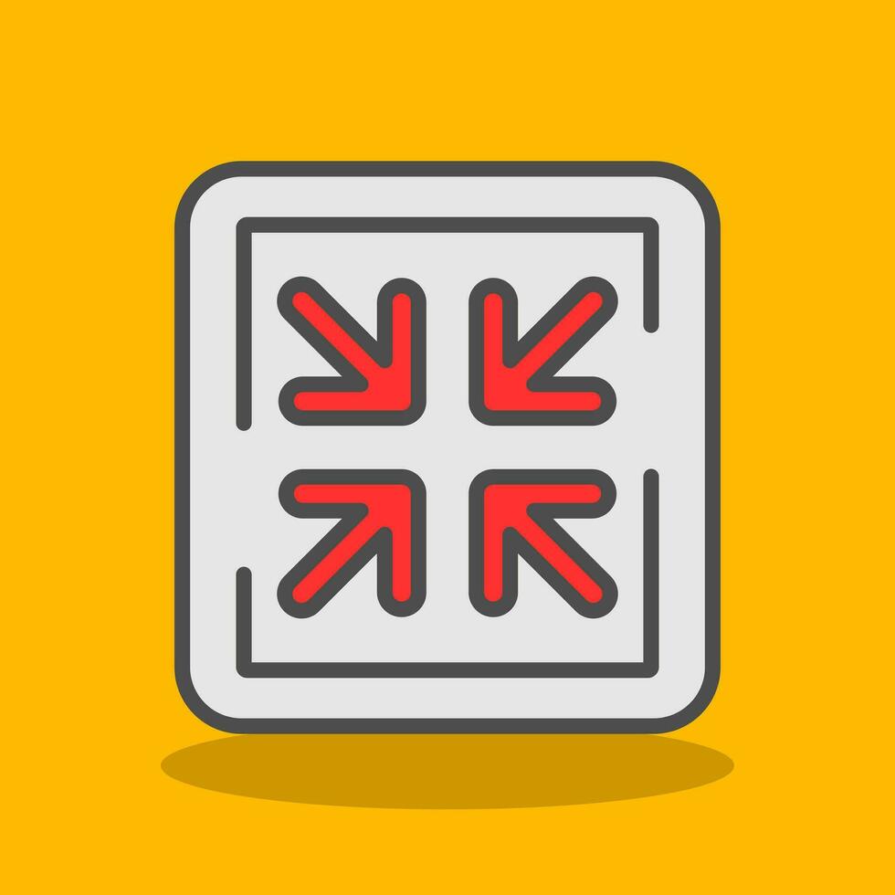 Shrink Vector Icon Design