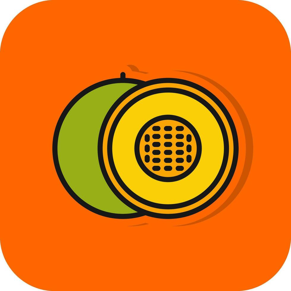 melón vector icono diseño