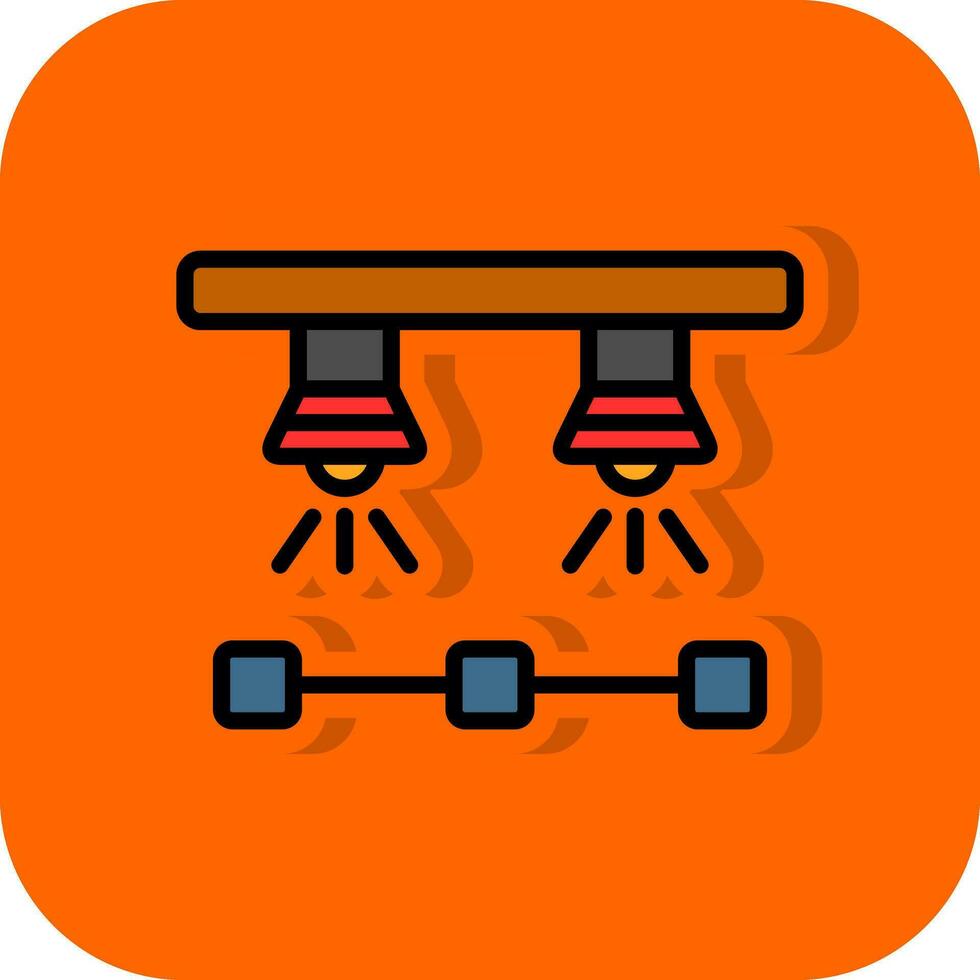 Spotlights  Vector Icon Design