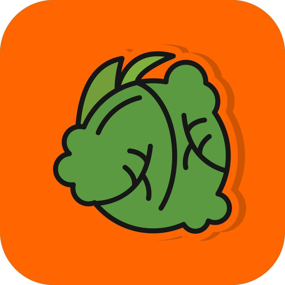 Brussels Sprout Vector Icon Design