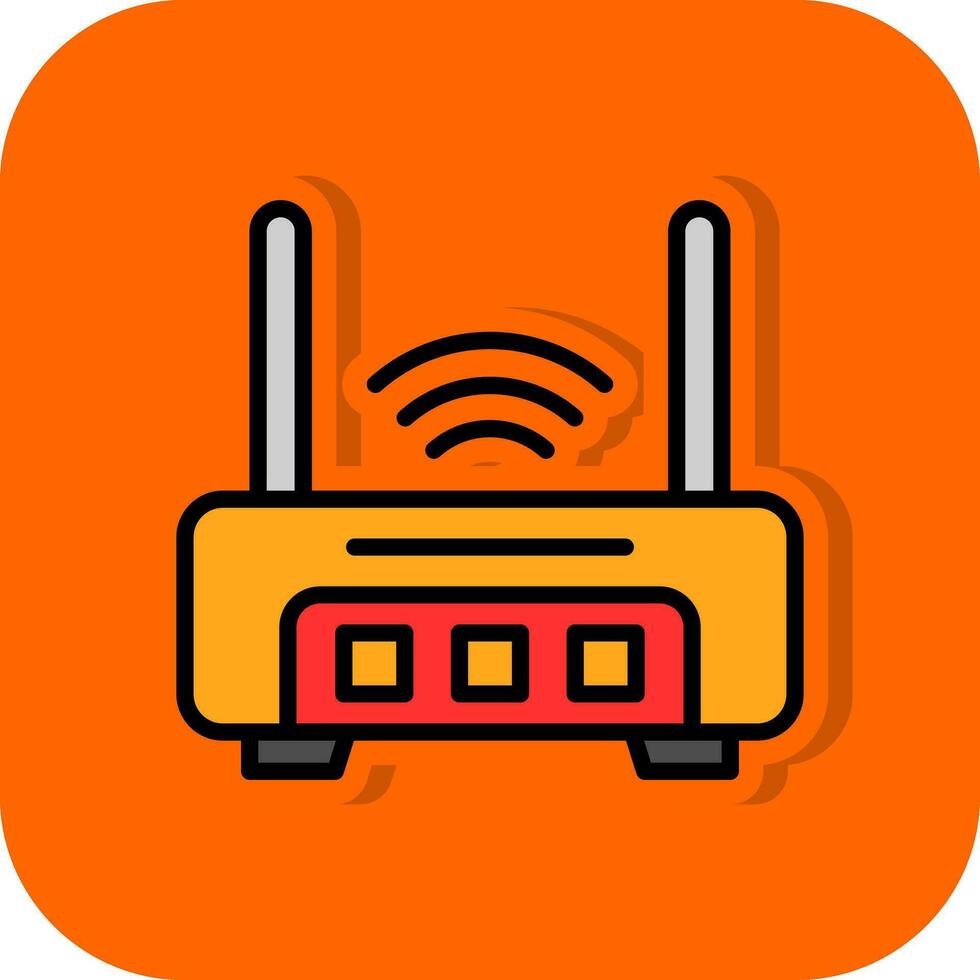 Router  Vector Icon Design