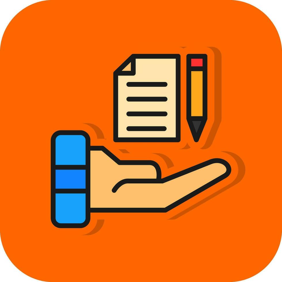 Contract Vector Icon Design