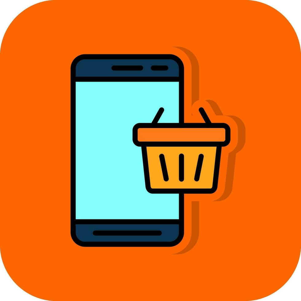 Online Shopping  Vector Icon Design