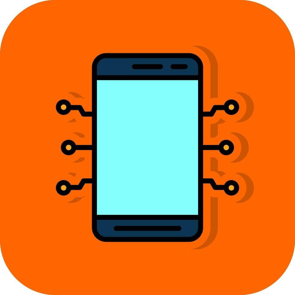 Mobile Technology  Vector Icon Design