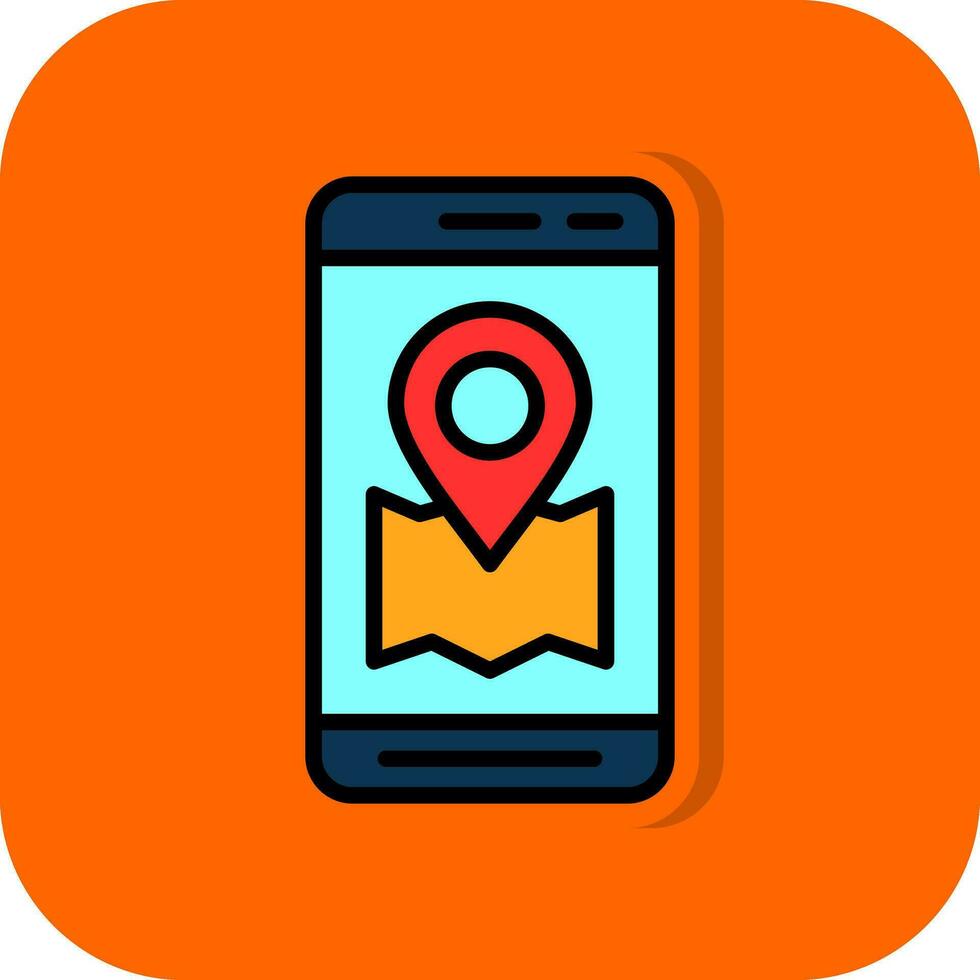 Location App  Vector Icon Design