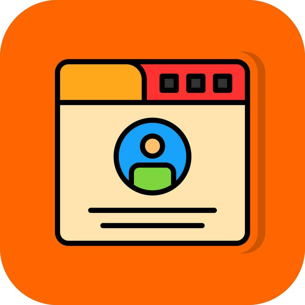 Profile  Vector Icon Design
