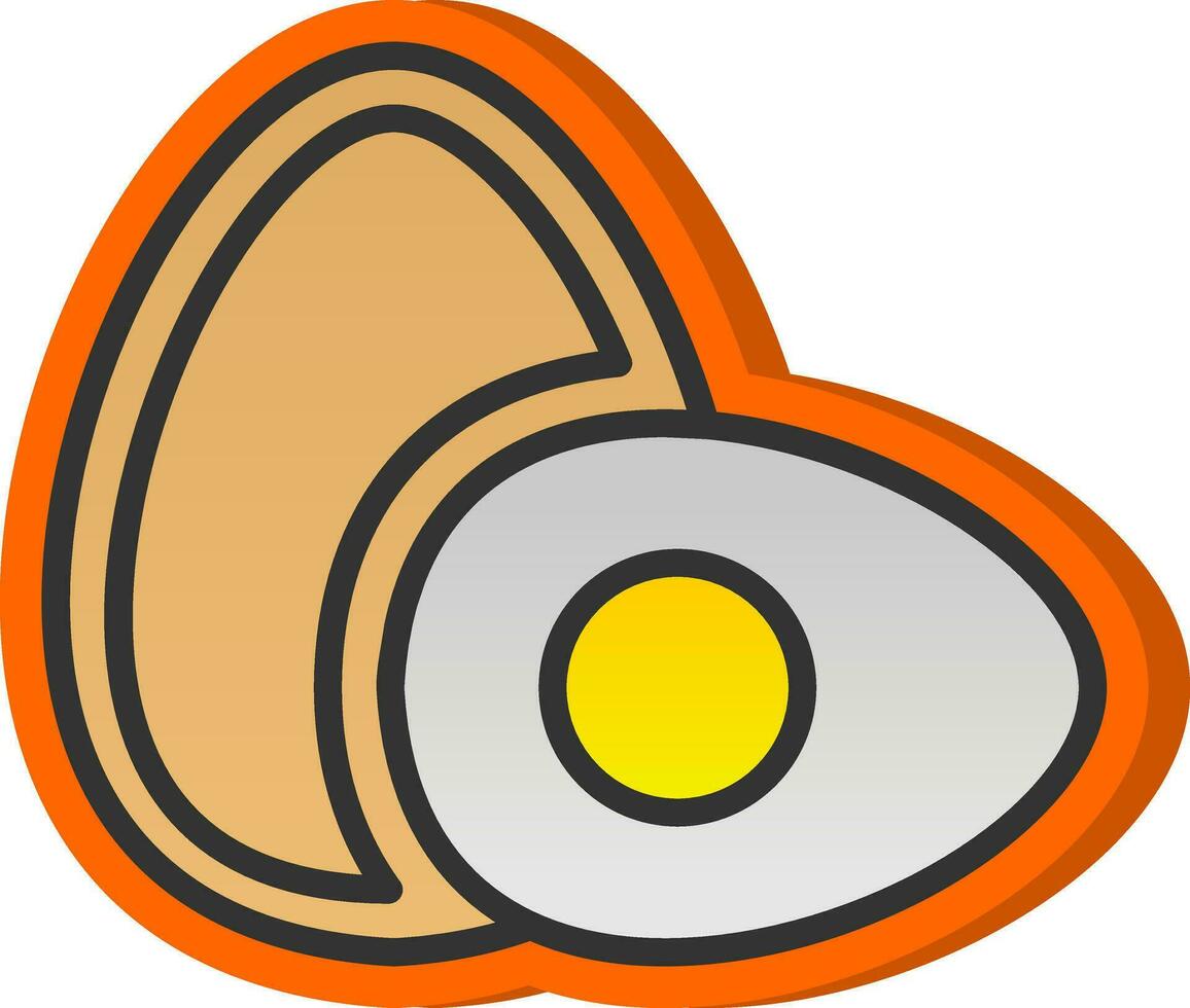 diseño de icono de vector de huevo