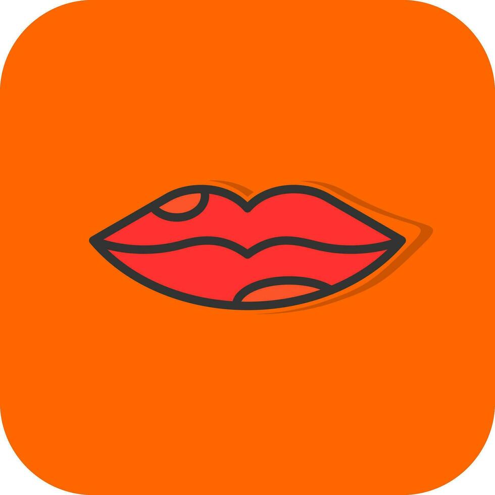 Lip  Vector Icon Design