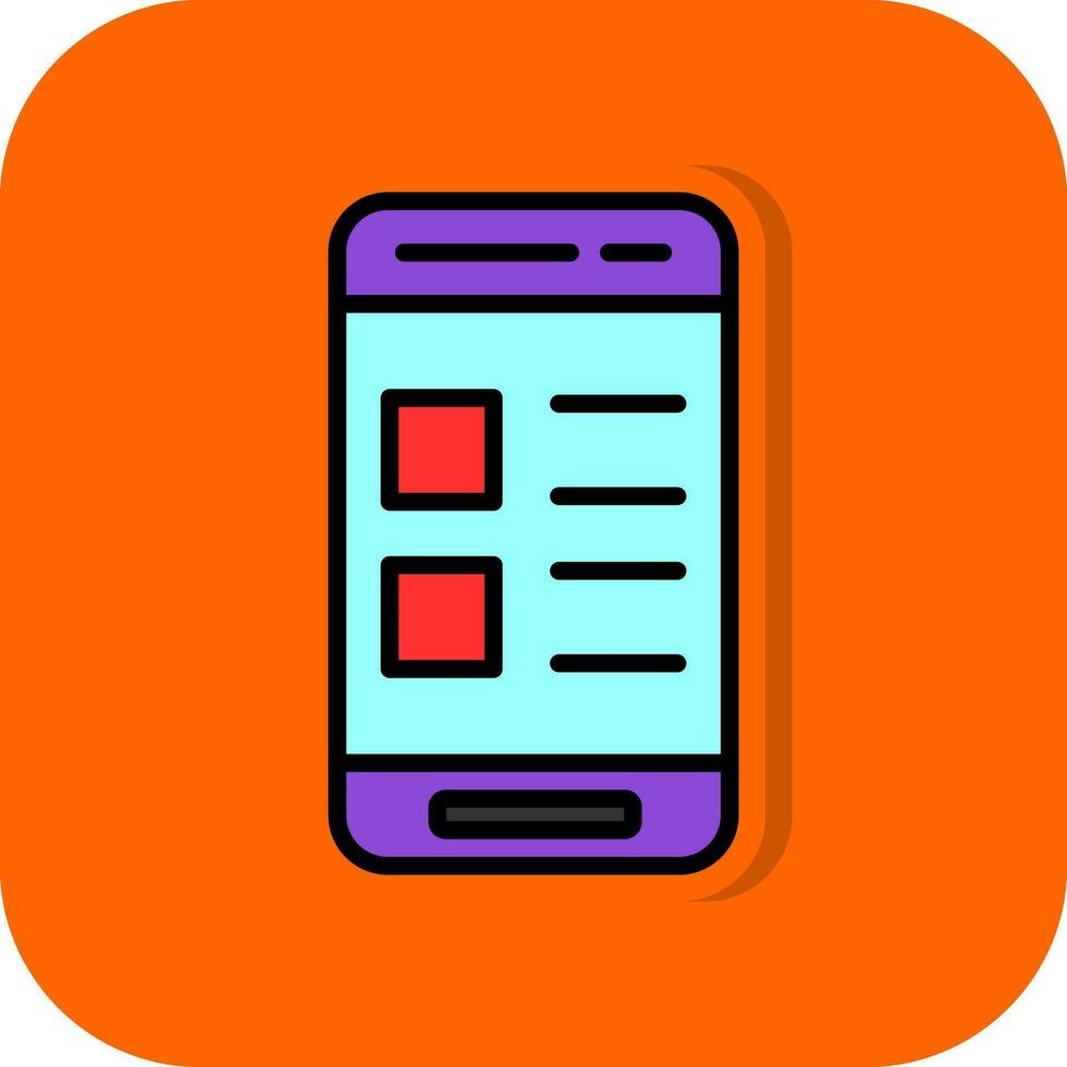 Contact List  Vector Icon Design