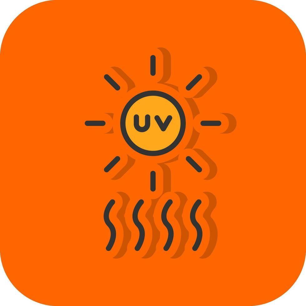 uv vector icono diseño