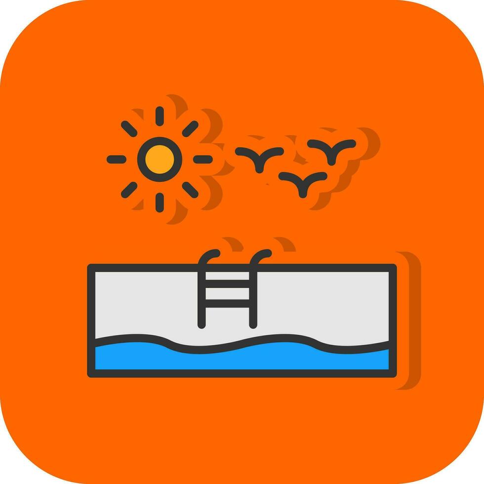 Swimming Pool  Vector Icon Design