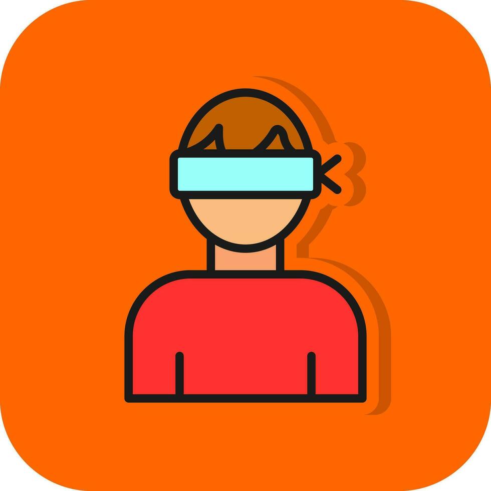 Blind Man  Vector Icon Design