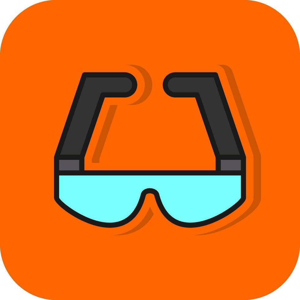 la seguridad lentes vector icono diseño