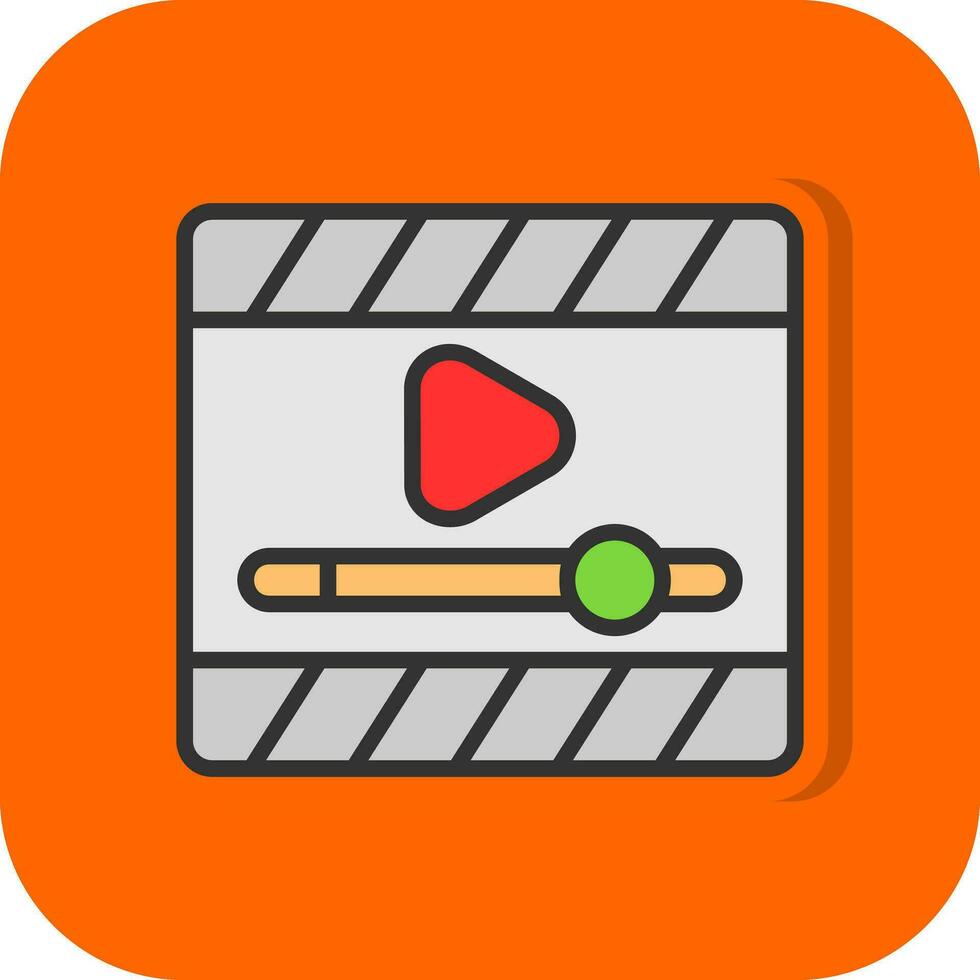 Video Player  Vector Icon Design