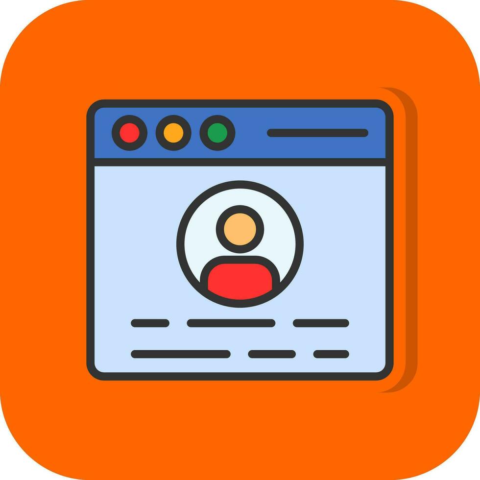 Profile  Vector Icon Design