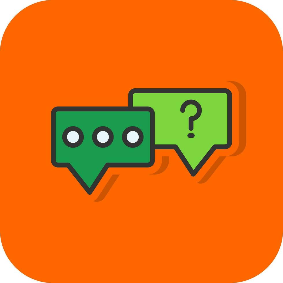 Conversation  Vector Icon Design