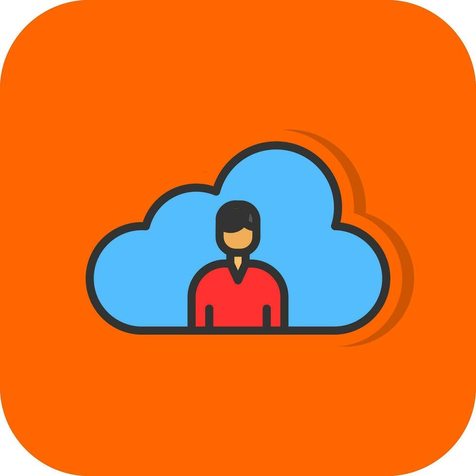 nube vector icono diseño