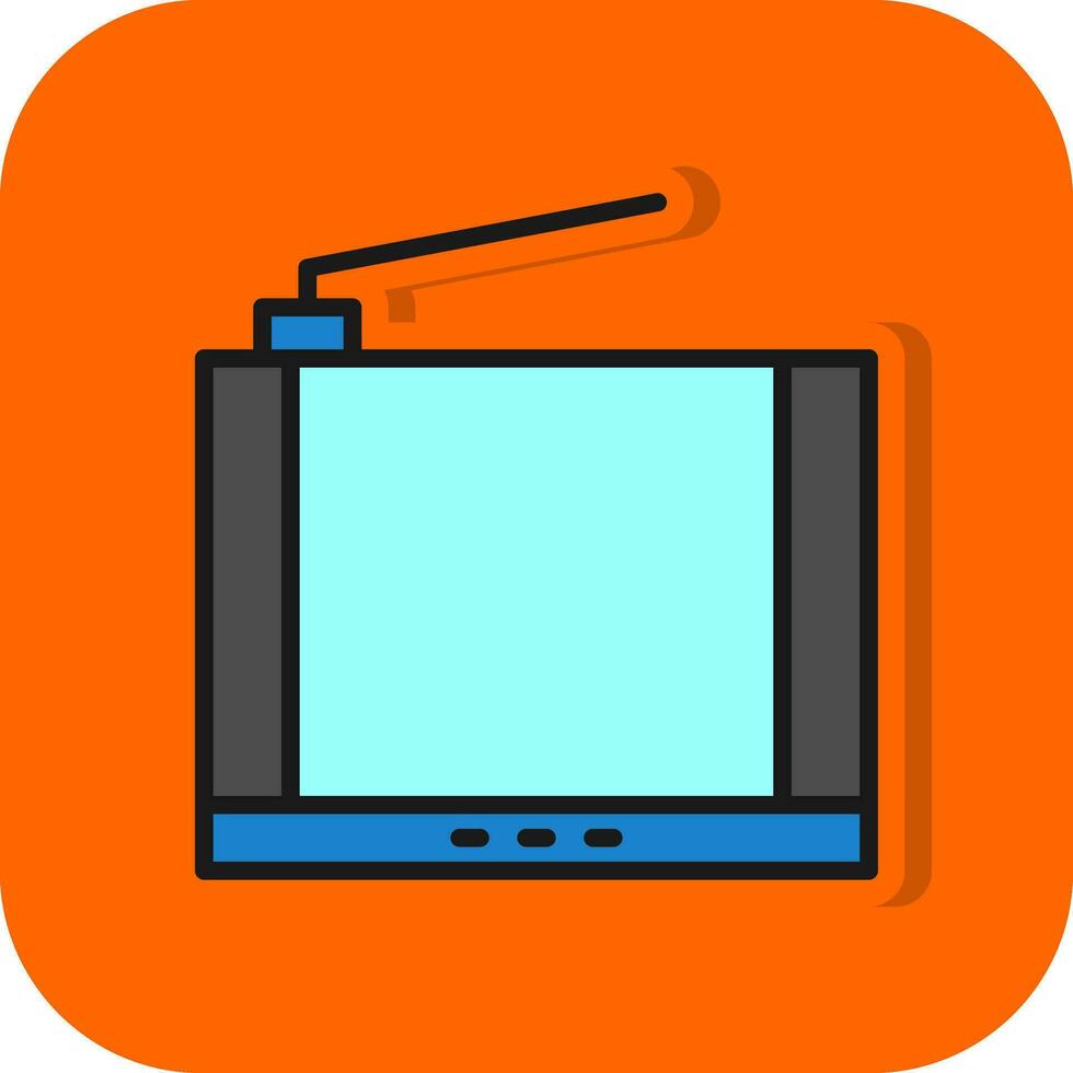 diseño de icono de vector de televisión