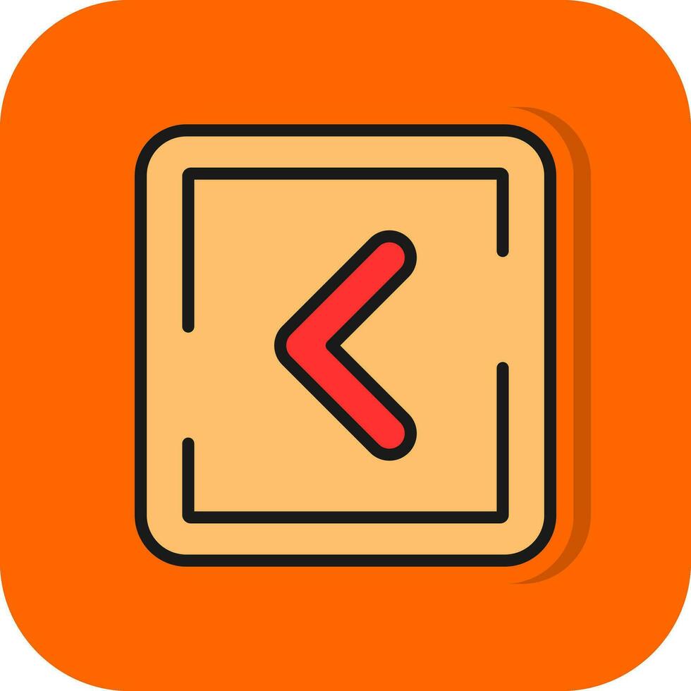 Left Arrow Vector Icon Design