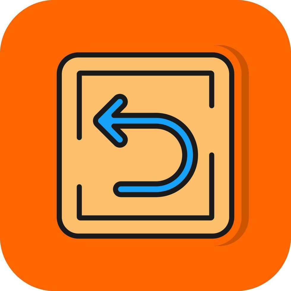 Back Arrow Vector Icon Design