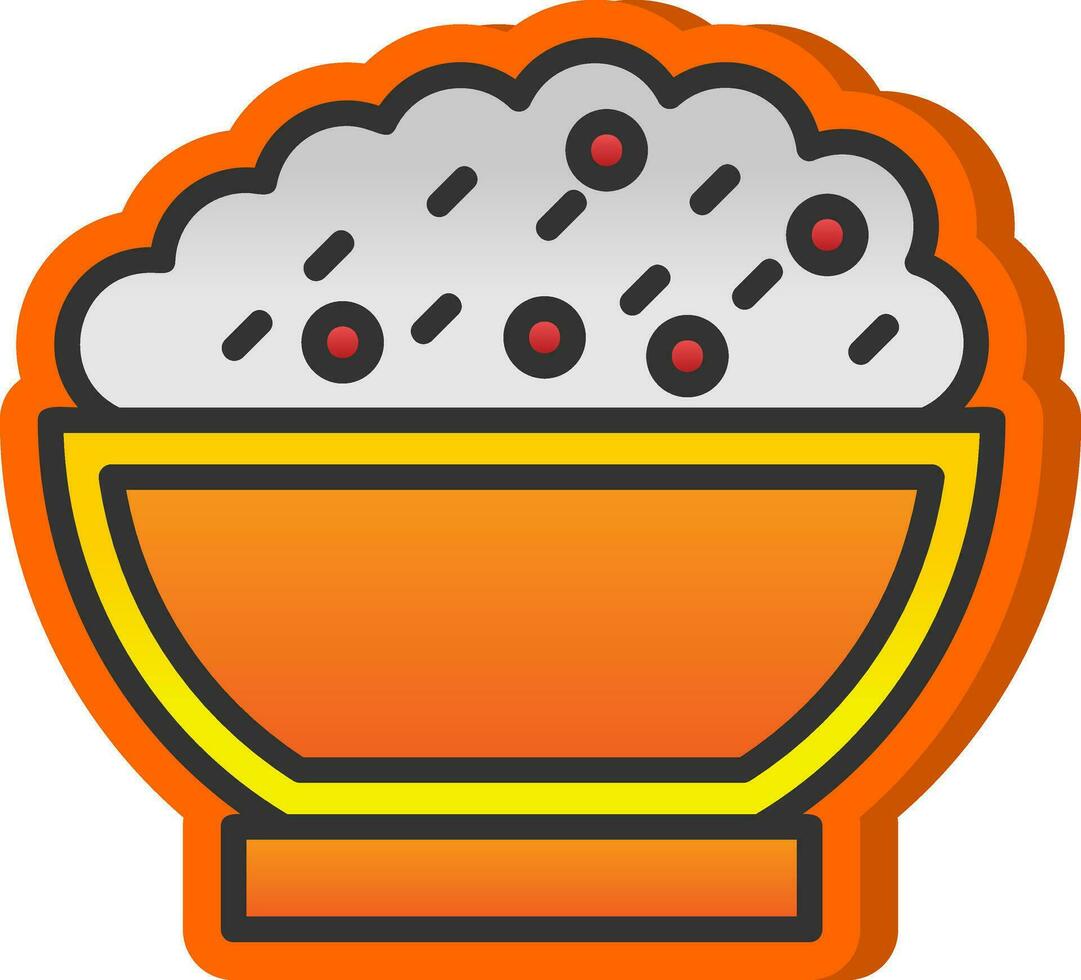 Risotto Vector Icon Design