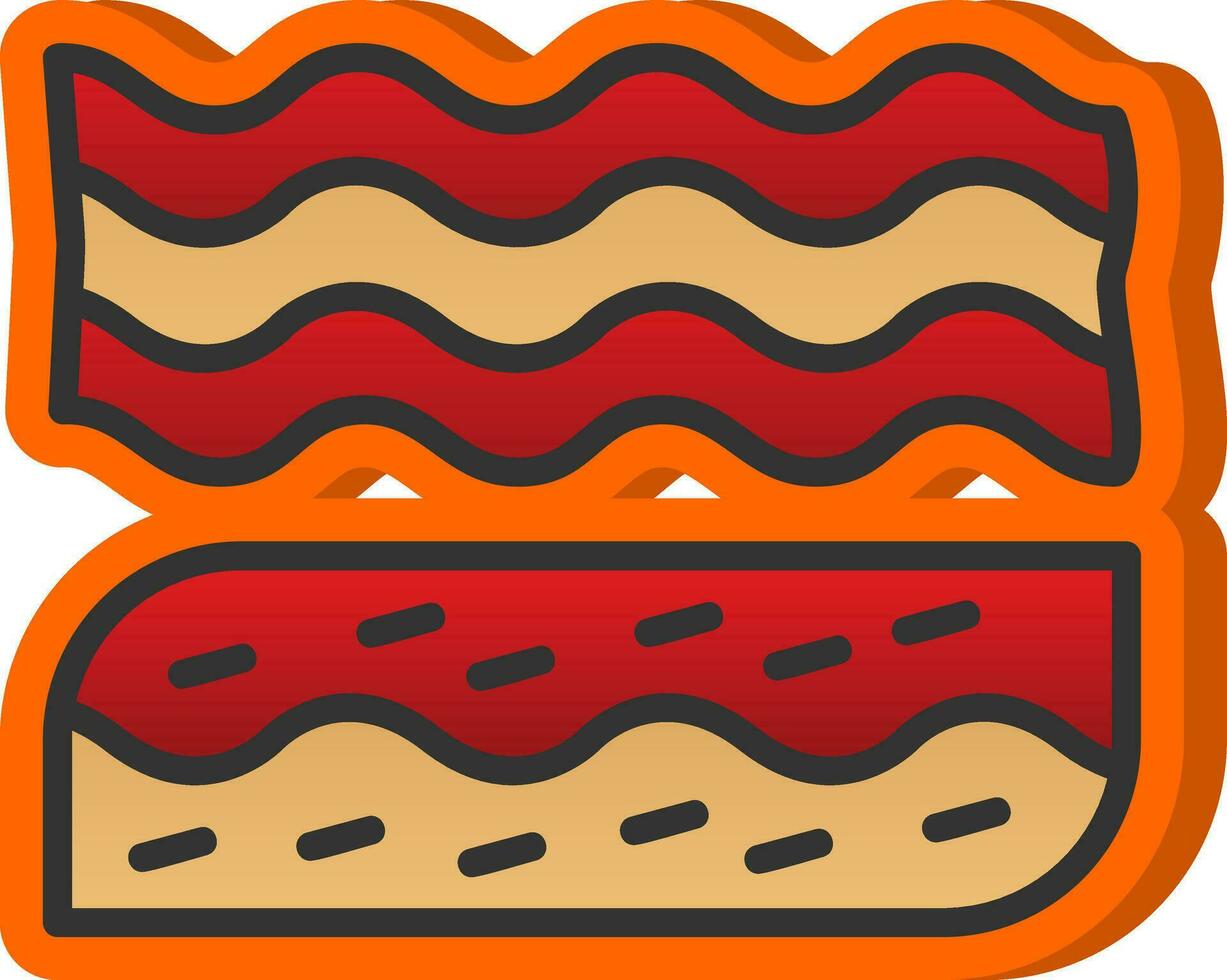Bacon Vector Icon Design