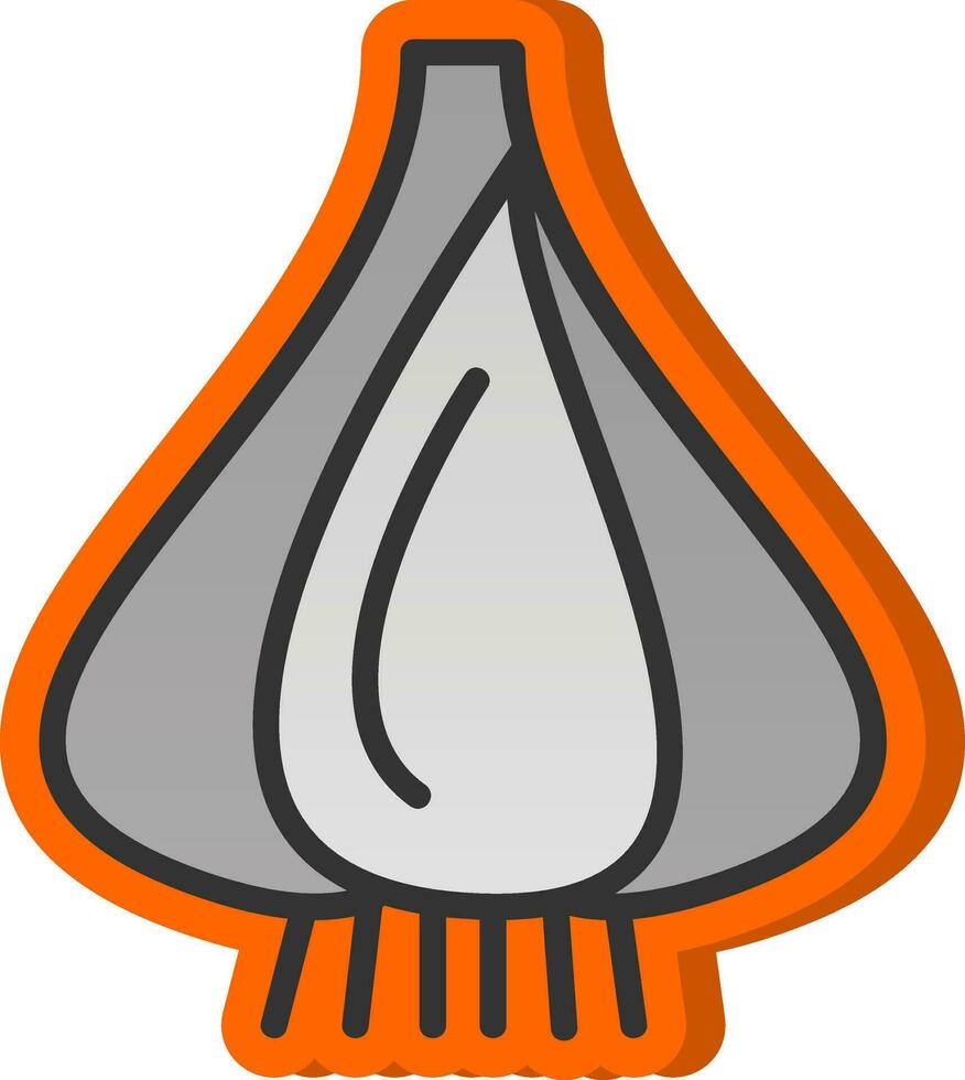 Garlic Vector Icon Design