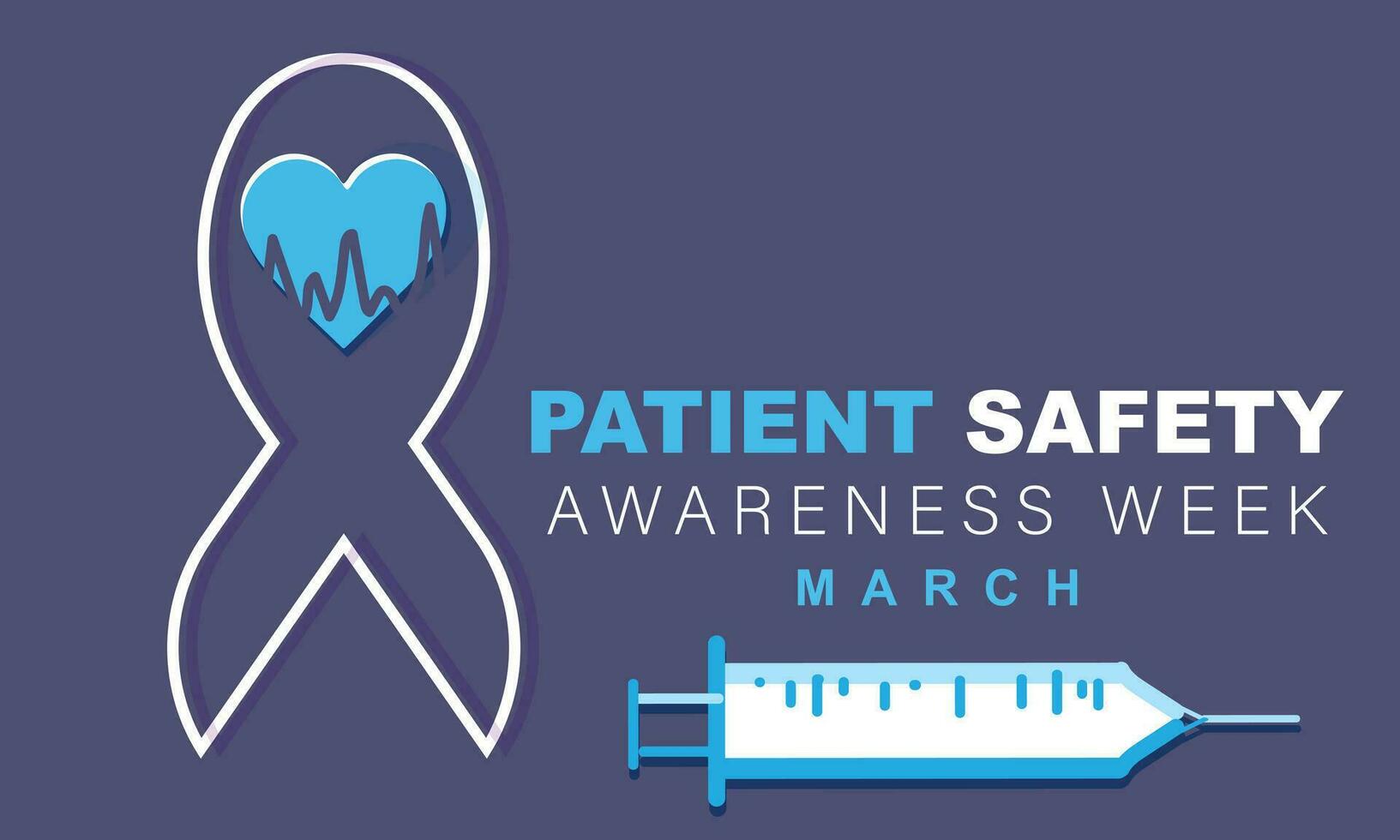 Patient safety awareness week. background, banner, card, poster