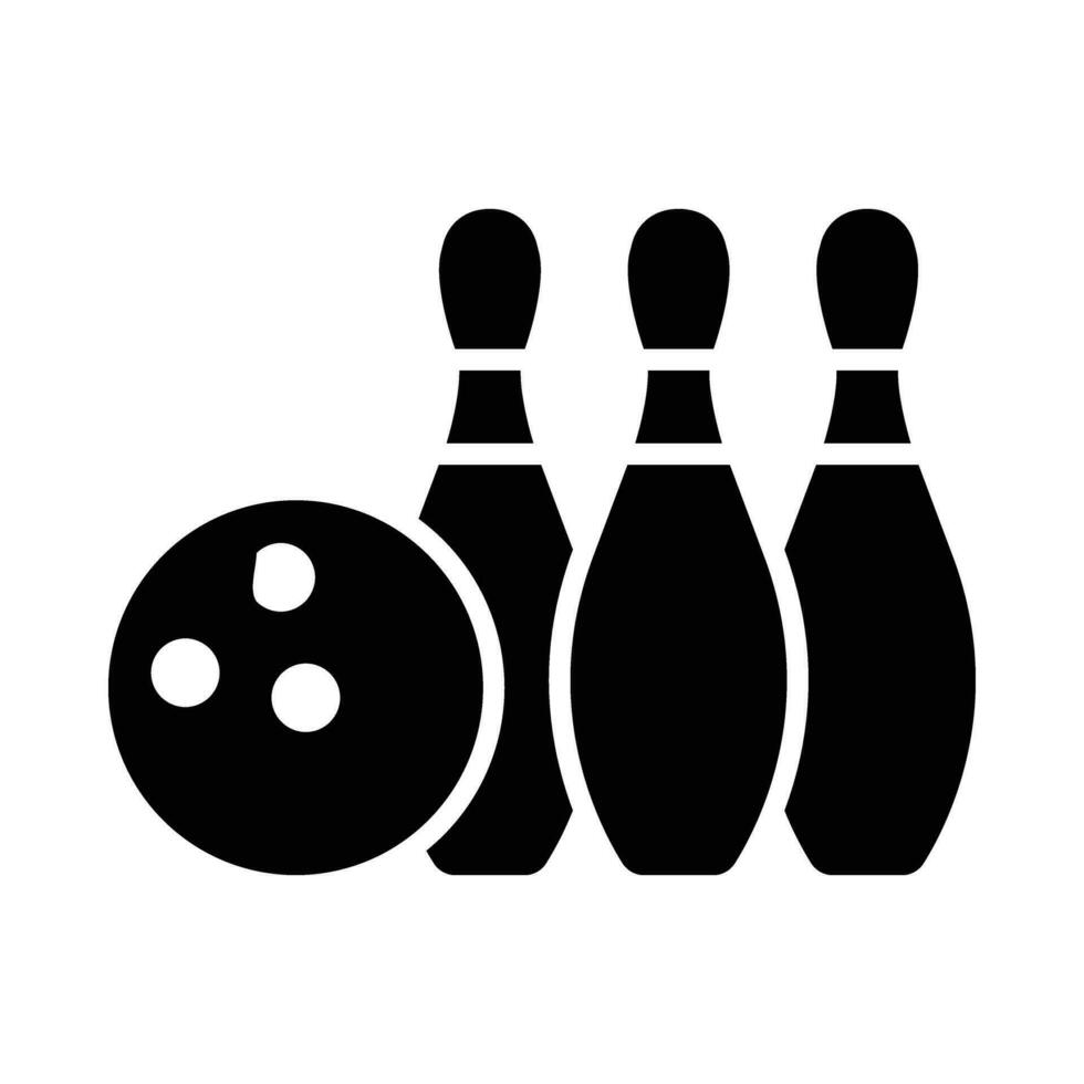 bolos vector glifo icono para personal y comercial usar.