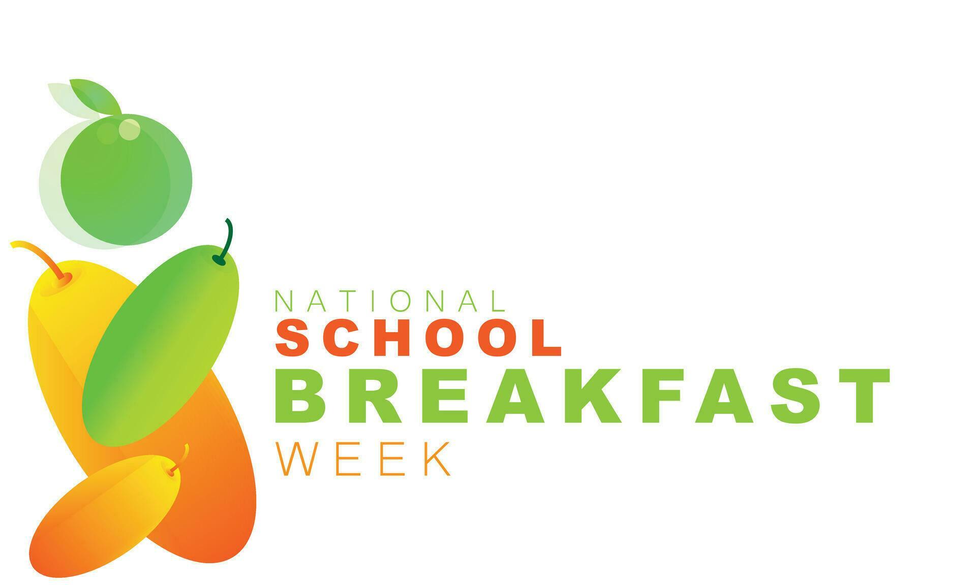 National School breakfast Week. background, banner, card, poster