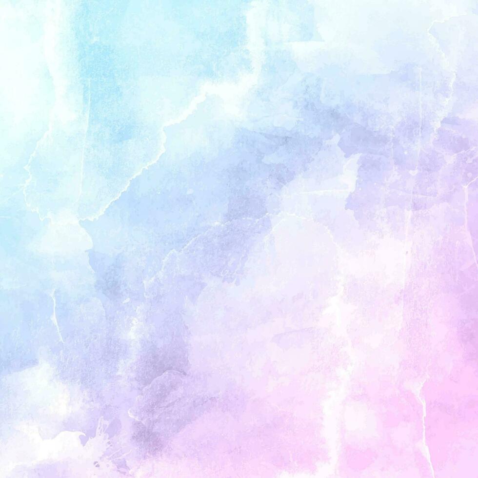 pastel coloured hand painted watercolour texture vector