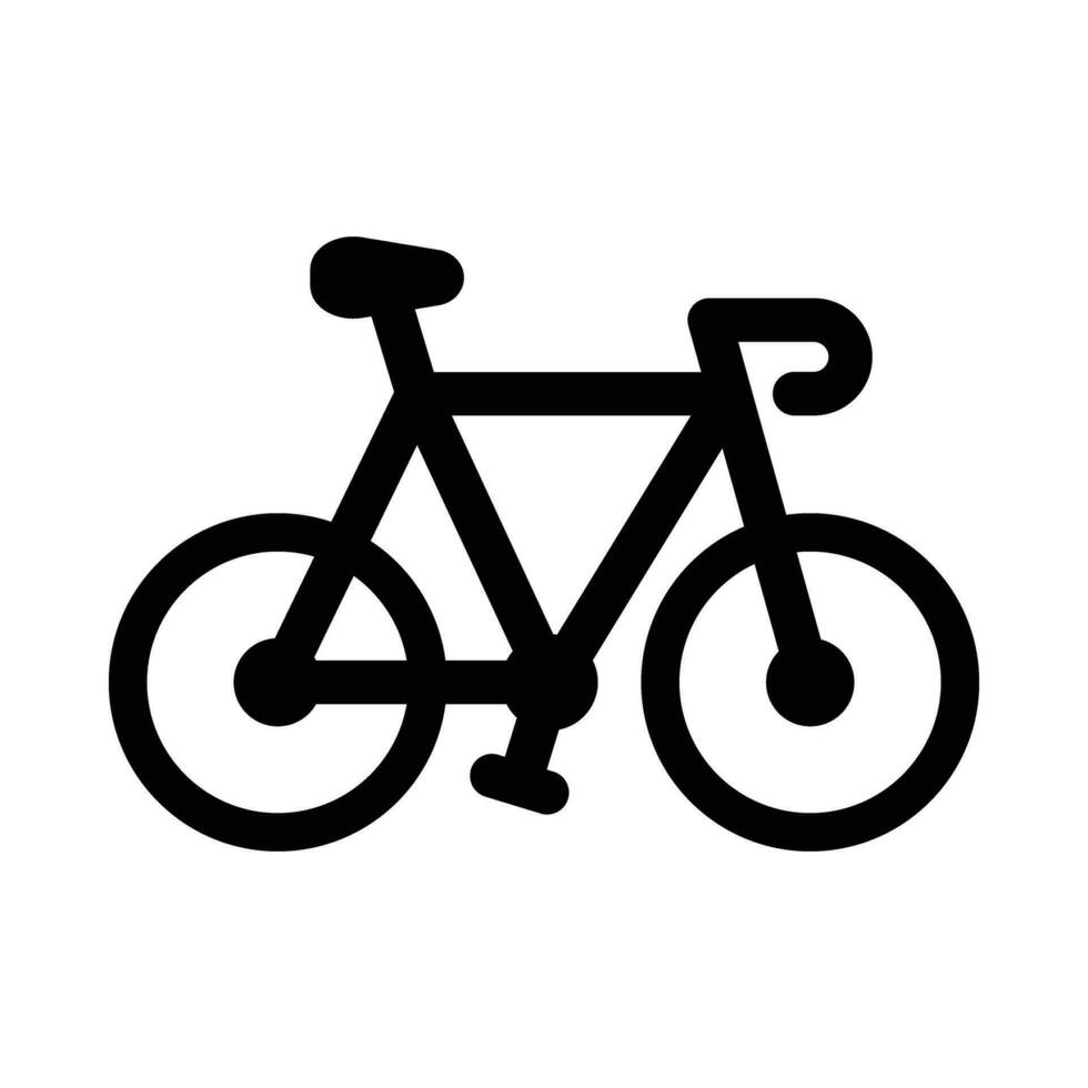 Fixie Vector Glyph Icon For Personal And Commercial Use.