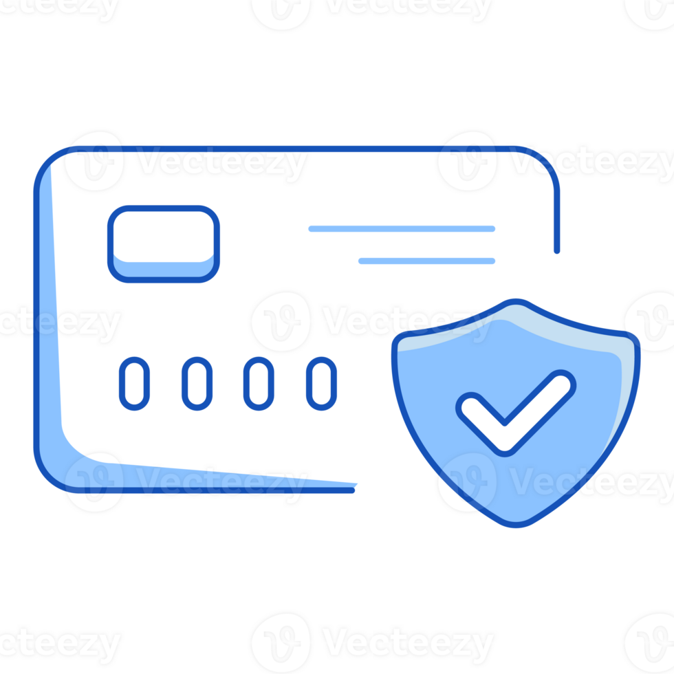 Secure Payment Shopping Icon Doodle Style png