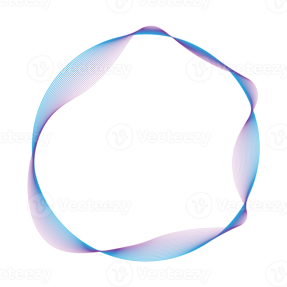 Round frame, dynamic curved lines for technology concepts, user interface design, web design. png