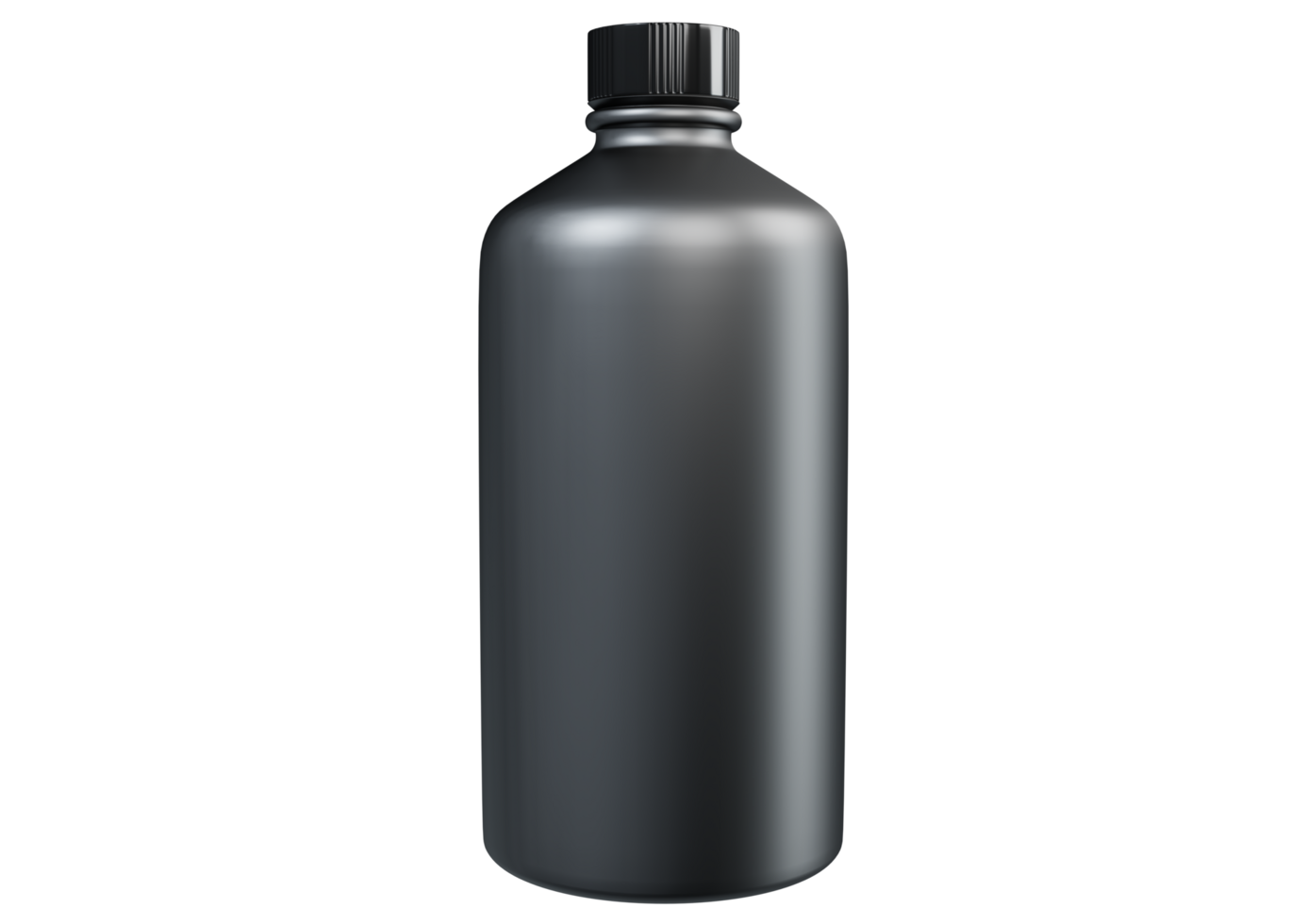 negro botella alto calidad 3d hacer png