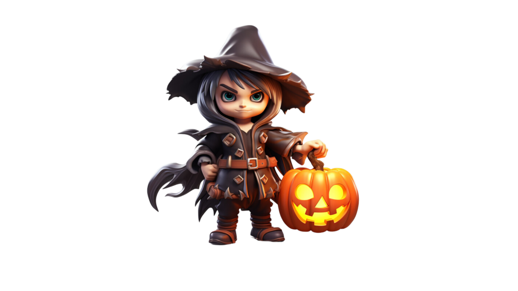 a cartoon character with a pumpkin on his head illustration png