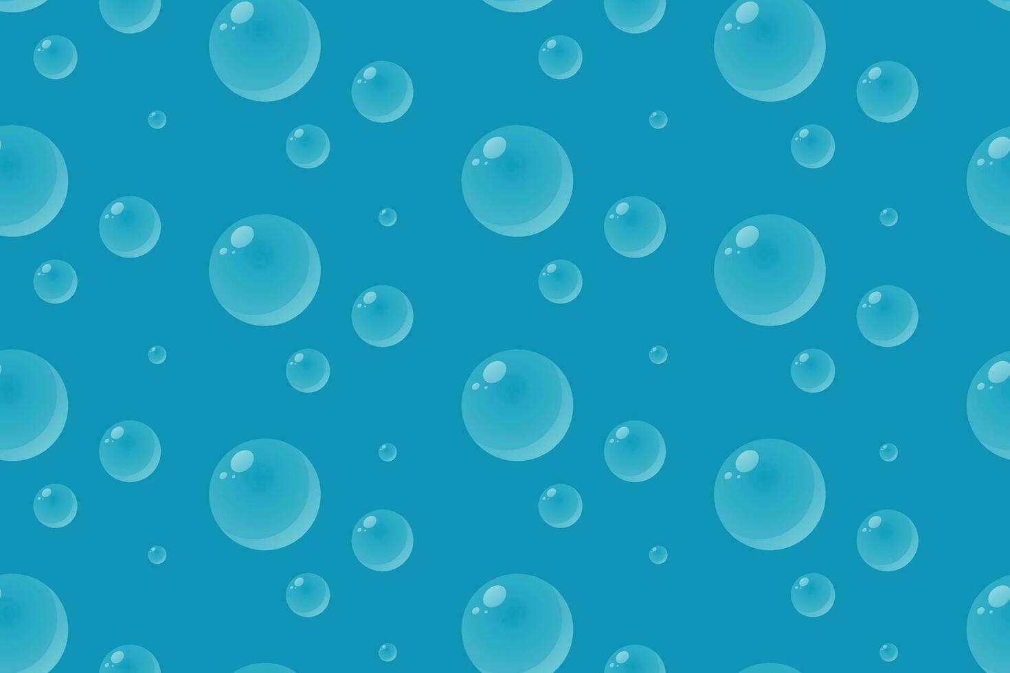 vector sin costura modelo con submarino dibujos animados aire burbujas