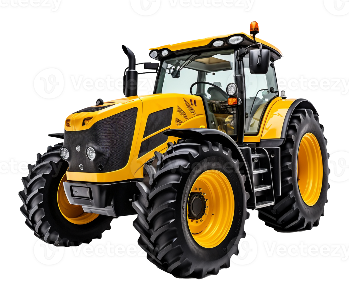 Tractor png isolated Tractor png Tractor agriculture tools transparent background  AI Generated