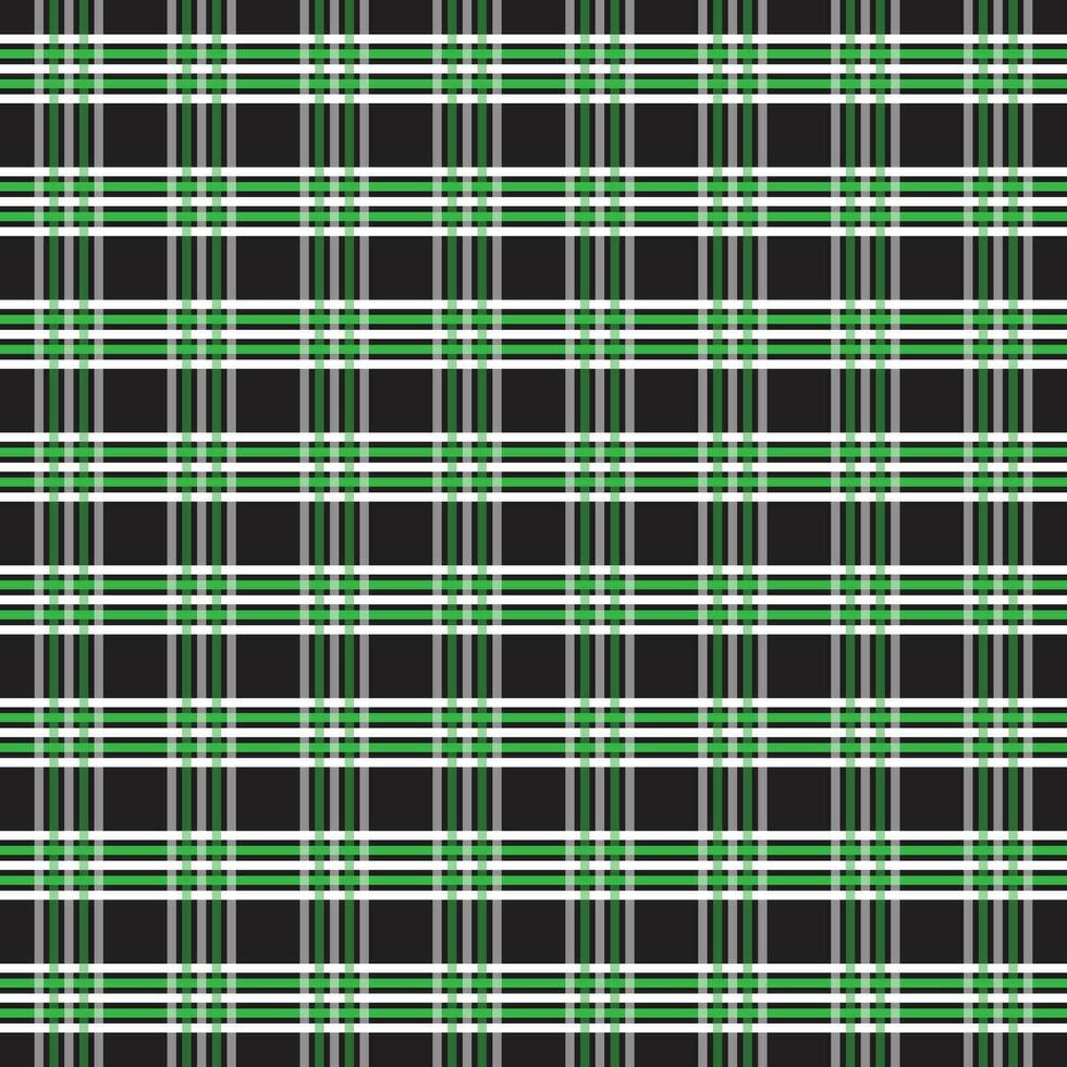 Plaid gingham pattern seamless check texture vector for modern textiles fashion fabric design.