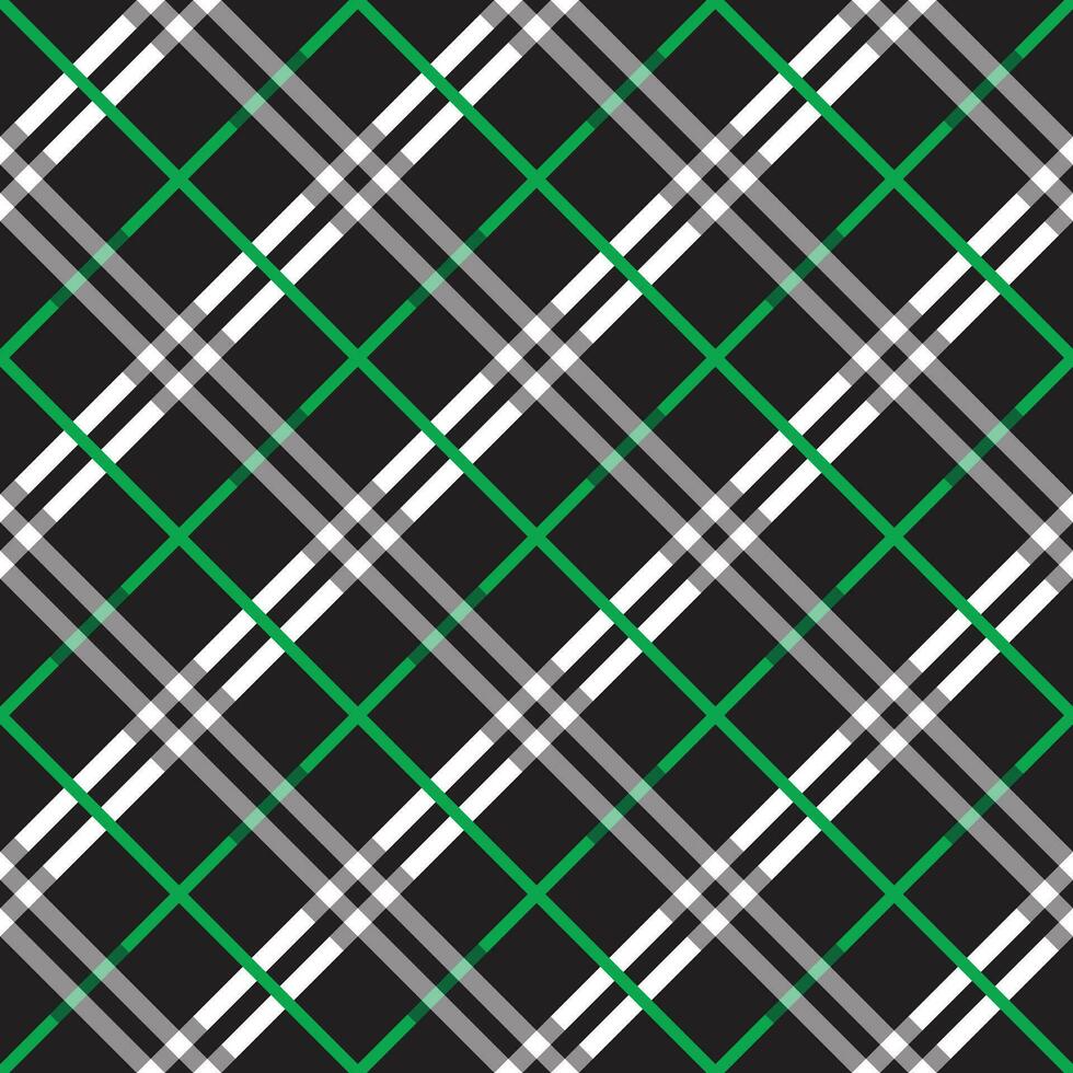 Plaid gingham pattern seamless check texture vector for modern textiles fashion fabric design.