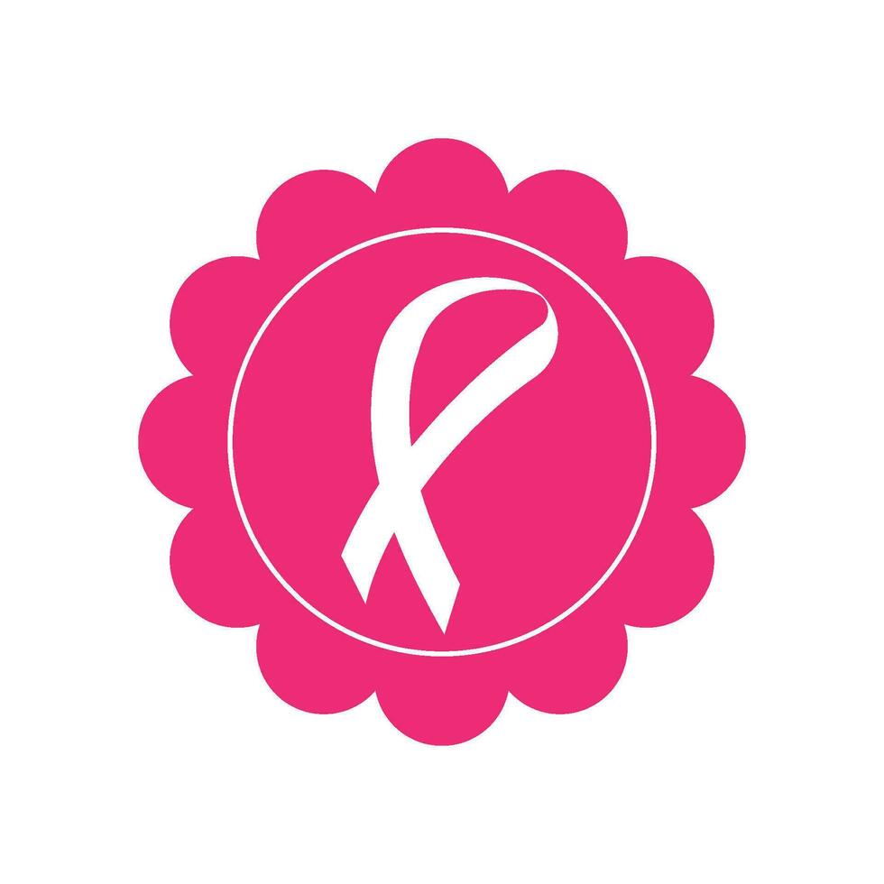 Breast care icon vector